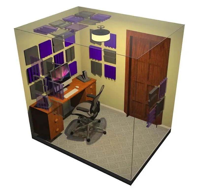Auralex D36-DST Roominator Kit - Charcoal / Burgundy 2 akoestiek auralex d36