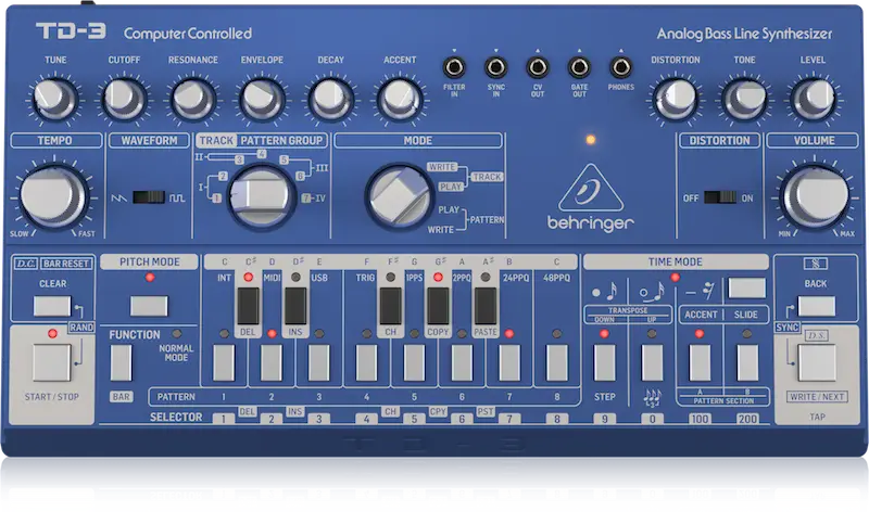Behringer TD-3-BU - Analoge Synthesizer