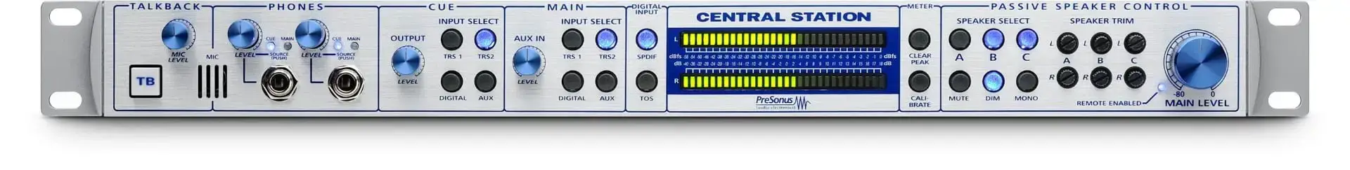 Presonus Central Station PLUS incl Remote Monitor controller 5 Presonus Central Station PLUS