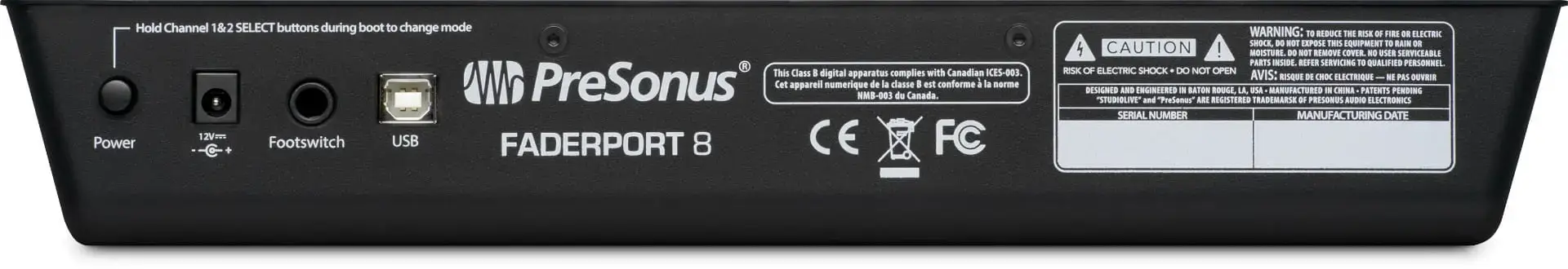 Presonus Faderport 8 DAW Controller 2 Presonus Faderport 8 DAW Controller back