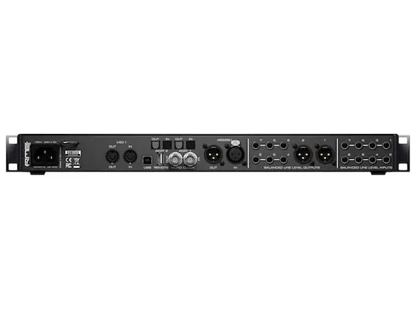 RME Fireface UFX II USB interface 2 ufx ii back