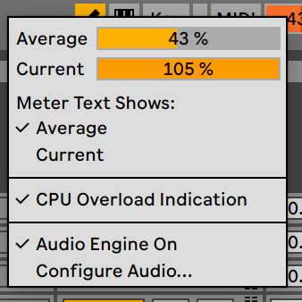 Ableton Live 11 CPU en Performance problemen 5 live 11 performance