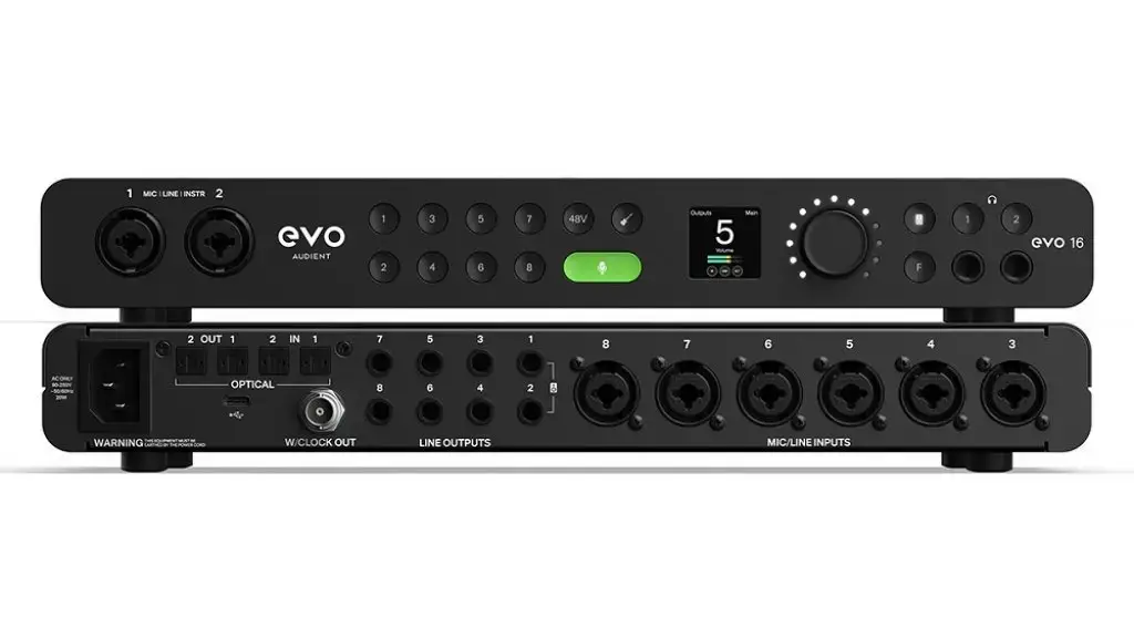 EVO 16 audio interface by Audient 4 evo16
