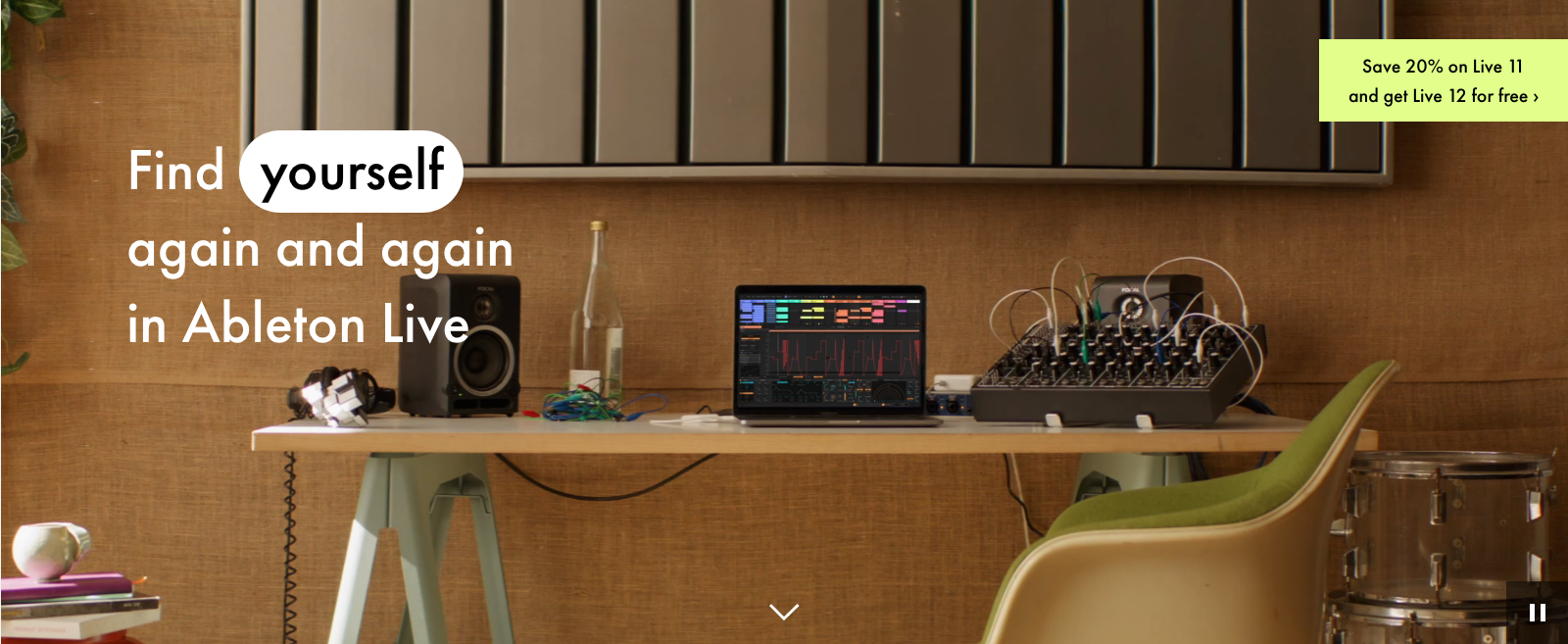 Ableton Live 12 is uit 1 ableton