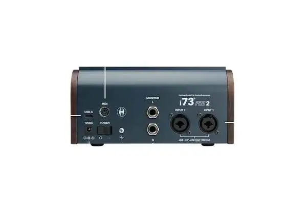 Heritage Audio i73 Pro 2 USB-C audio interface 4 Heritage Audio i73 Pro 2 USB-C audio interface