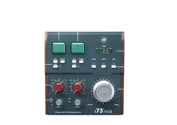 Heritage Audio i73 Pro 2 USB-C audio interface 5 Heritage Audio i73 Pro 2 USB-C audio interface