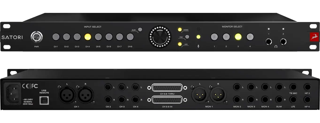 Antelope Audio Satori & R4S Gen 2 Monitor Controller 2 Audio interface met meerdere ingangen