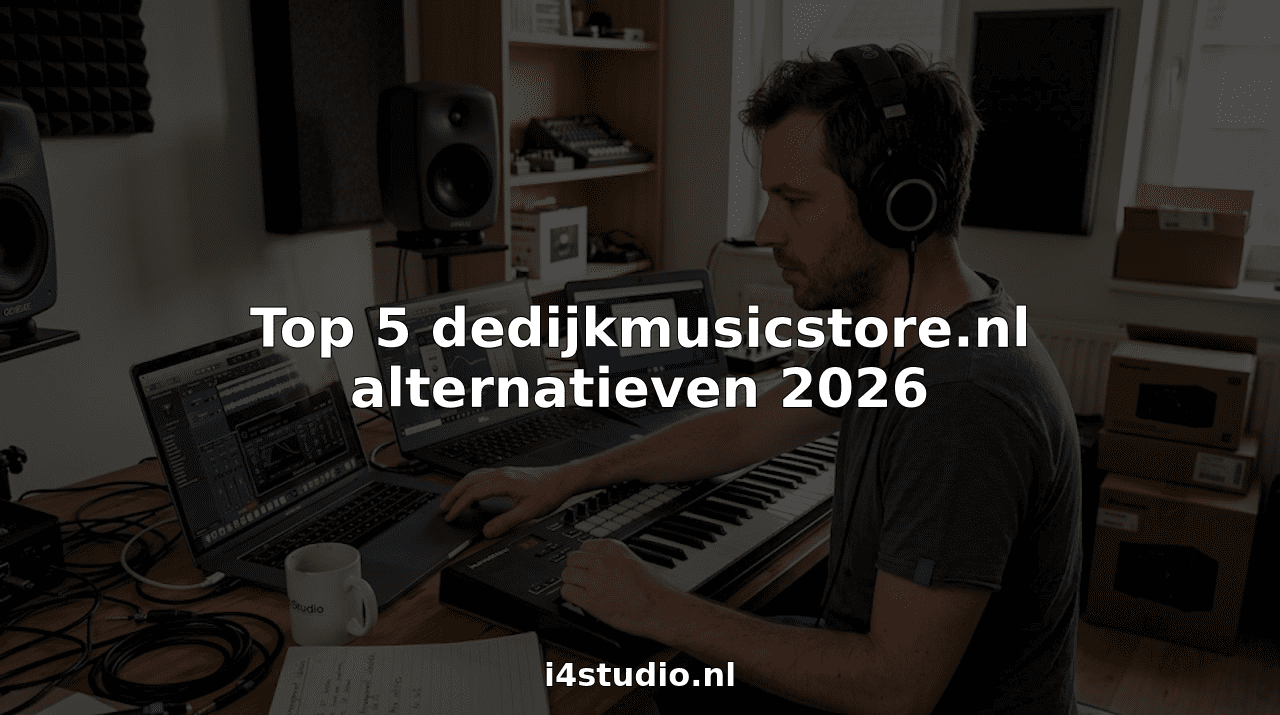 Top 5 dedijkmusicstore.nl alternatieven 2026 3 Muziekproducer vergelijkt verschillende winkels om de beste keuze te maken
