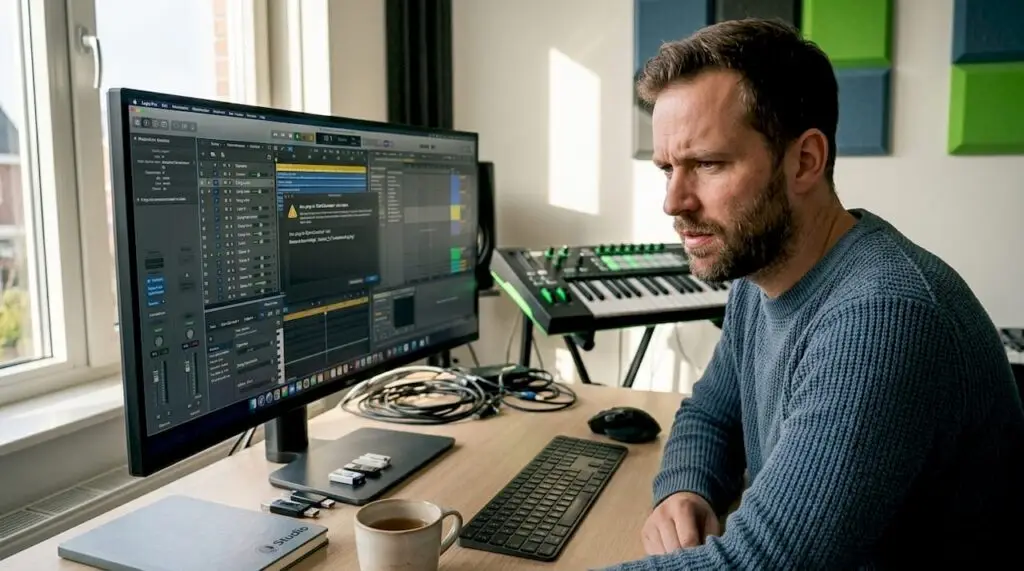 Producer zoekt uit waarom plugins in zijn DAW steeds vastlopen