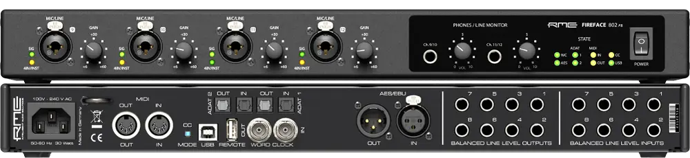 RME Fireface 802 FS AE 1 Fireface 802 FS AE