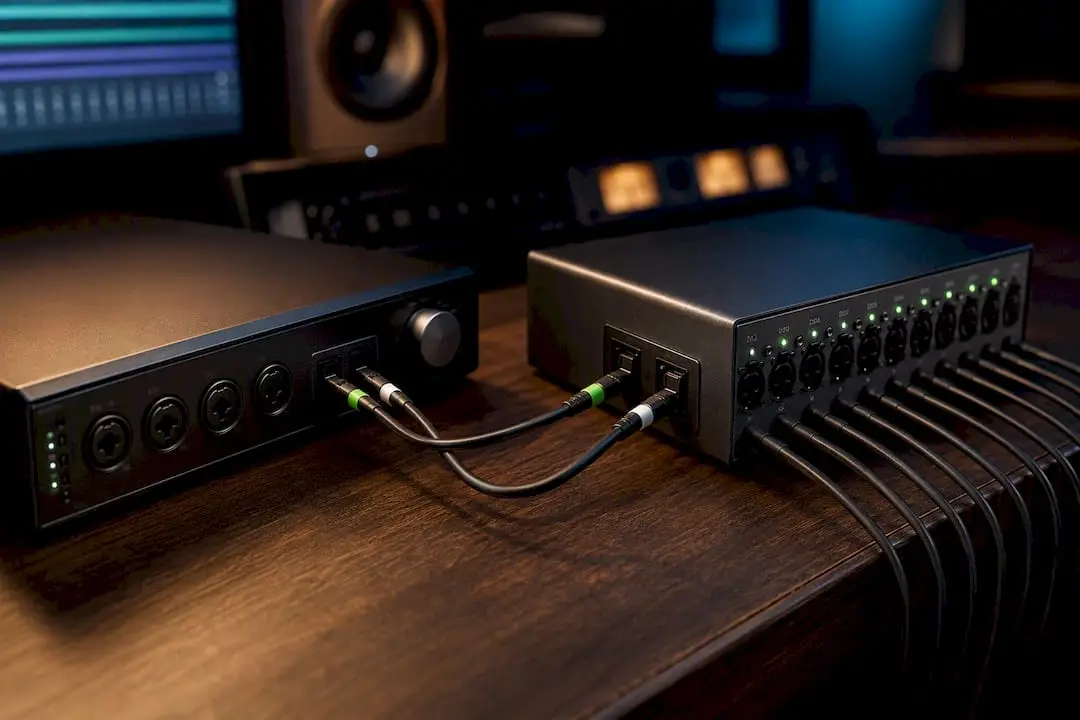 Audio-interface uitbreiden met ADAT: zo werkt het 1 ADAT-kabels voorzien van kanaalmarkering