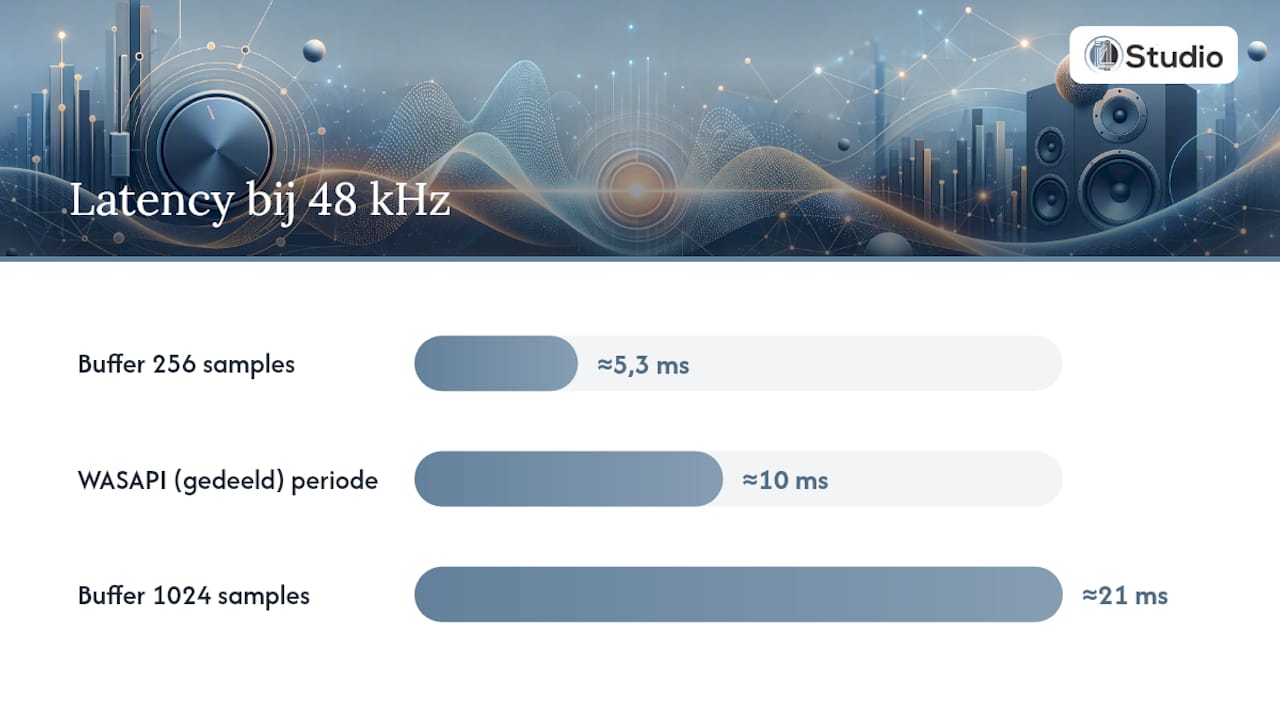 Lage latency audio pc: de Windows‑instellingen die echt tellen 1 Vergelijking van buffergrootte en audiolatentie