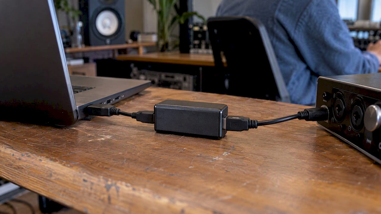 Troubleshooting Noise on Your Audio Interface: Identifying and Fixing the Cause 2 USB isolator between the computer and the interface