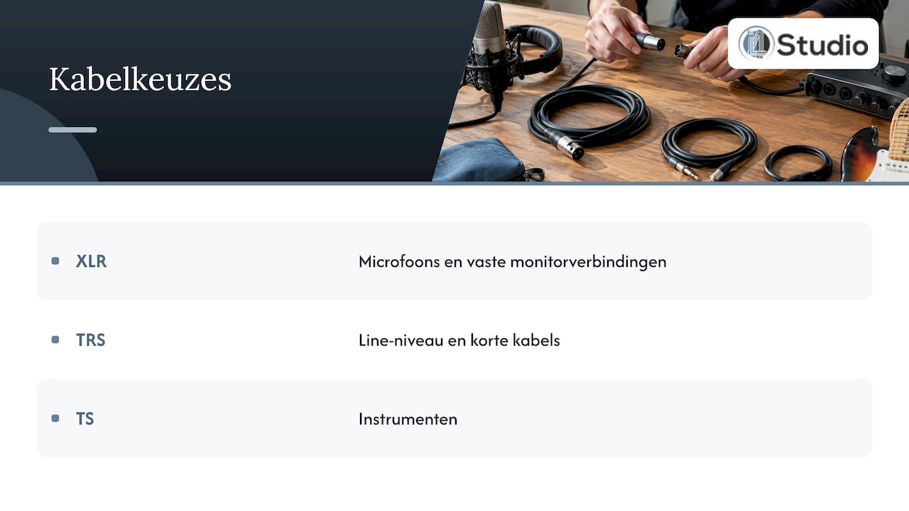 TRS vs. XLR: Which Cable Should You Choose for Your Studio? 2 How We View It — Overview Diagram