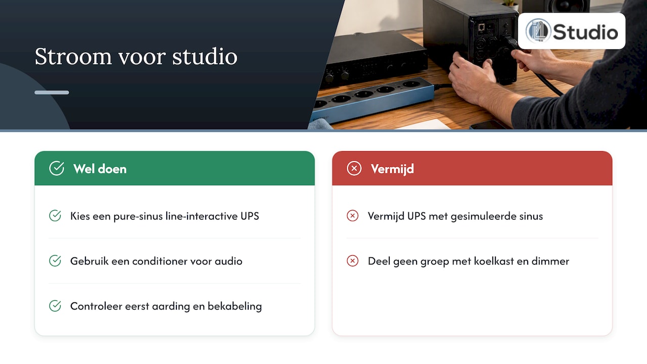 Line Conditioner vs. UPS: What Does Your Studio Really Need? 2 Our Perspective: Stability Starts with the Power Supply — Overview Diagram